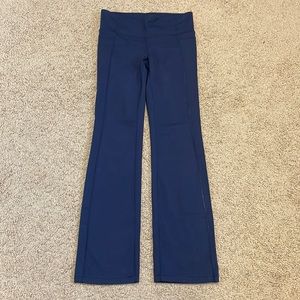 Athleta Straight Up Salutation Yoga Pants Navy